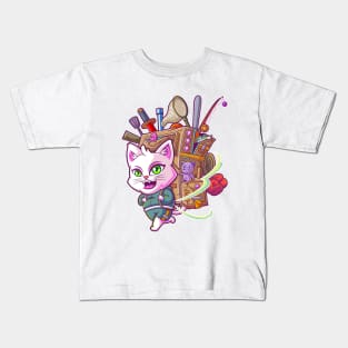 Cat's New Journey Kids T-Shirt